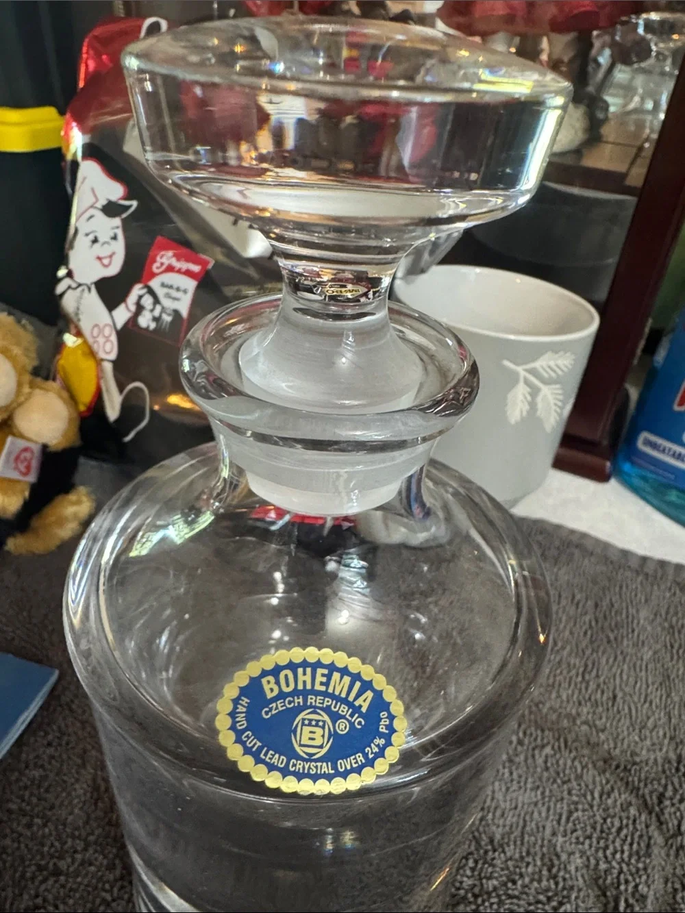 Clear Crystal Decanter - Clear